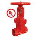 UL/FM 200psi Nrs Type Flanged End Gate Valve with Round Plate